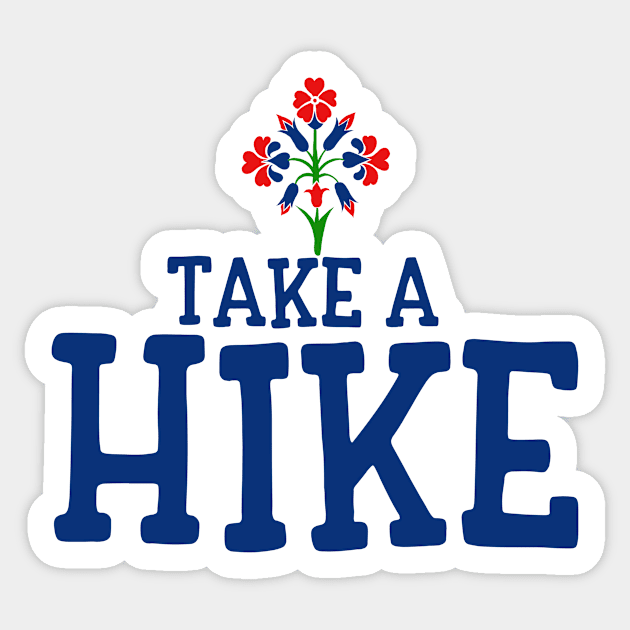 Take a Hike Sticker by bubbsnugg